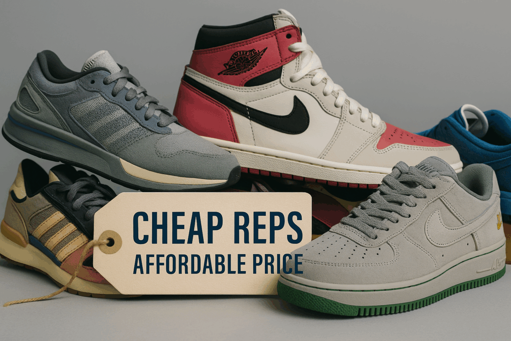 Cheap reps sneakers with price tags – affordable replica shoes